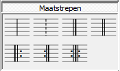 Bar Line palette