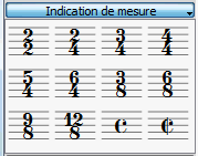 Palette indication de mesure