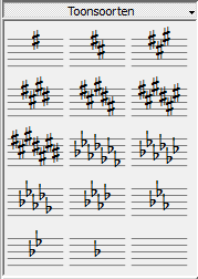 Keys palette