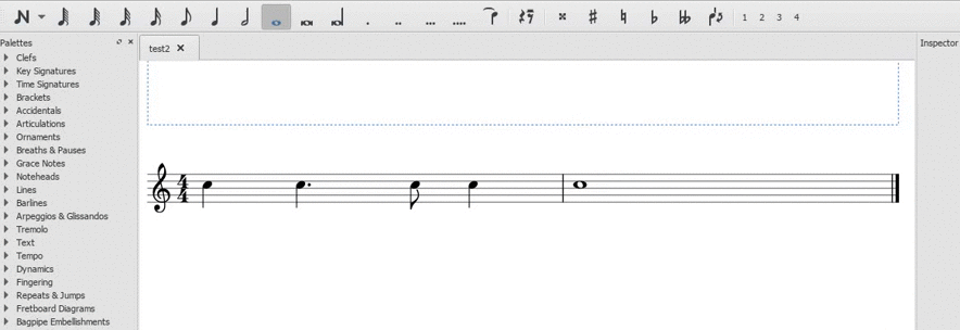 delete measures in musescore