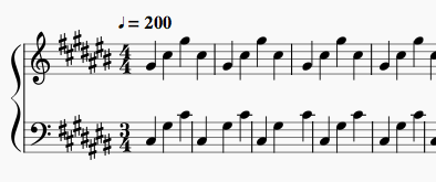 hold the line time signature