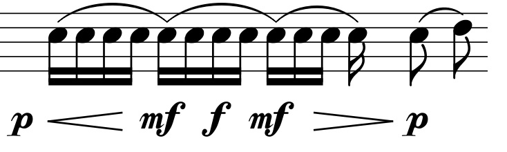 Crescendo And Diminuendo On The Same Note Musescore