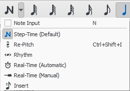 Note Input Modes