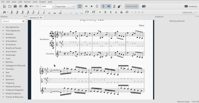 How to write scordatura scores | MuseScore