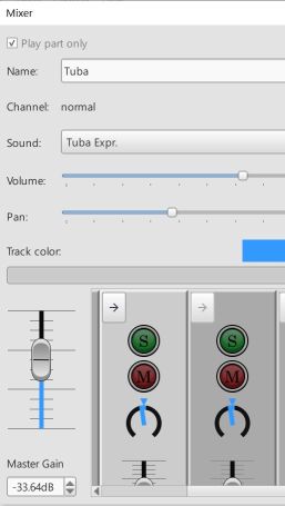 Mixer: Tuba with Tuba sound