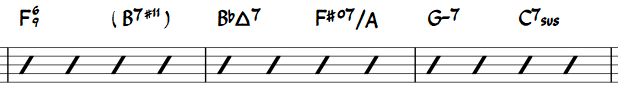 Jazz chord symbols