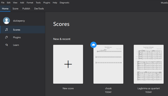 Dialog for Score Manager showing where things are saved