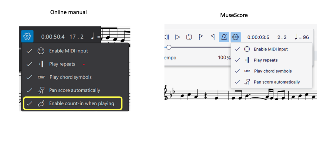 Can't play my scores in Musescore 4
