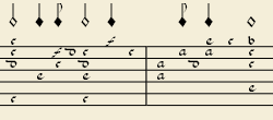 Example: Simboli note