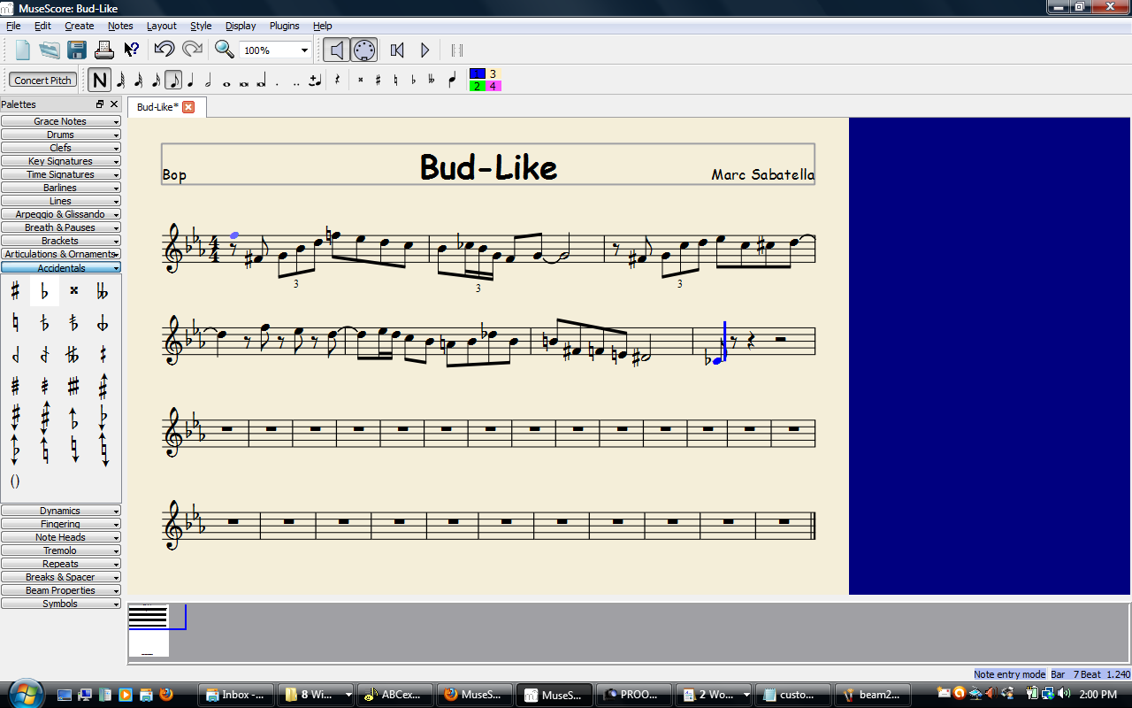 Lead Sheets in MuseScore MuseScore 