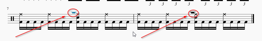 musescore hide rests
