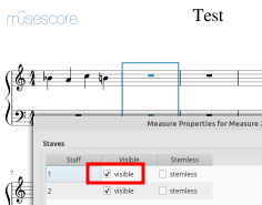 musescore delete measures