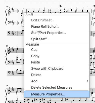 musescore measure numbers