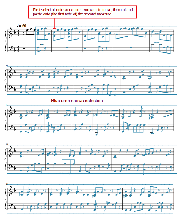 Adjusting Measures | MuseScore