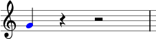 Quarter note selected